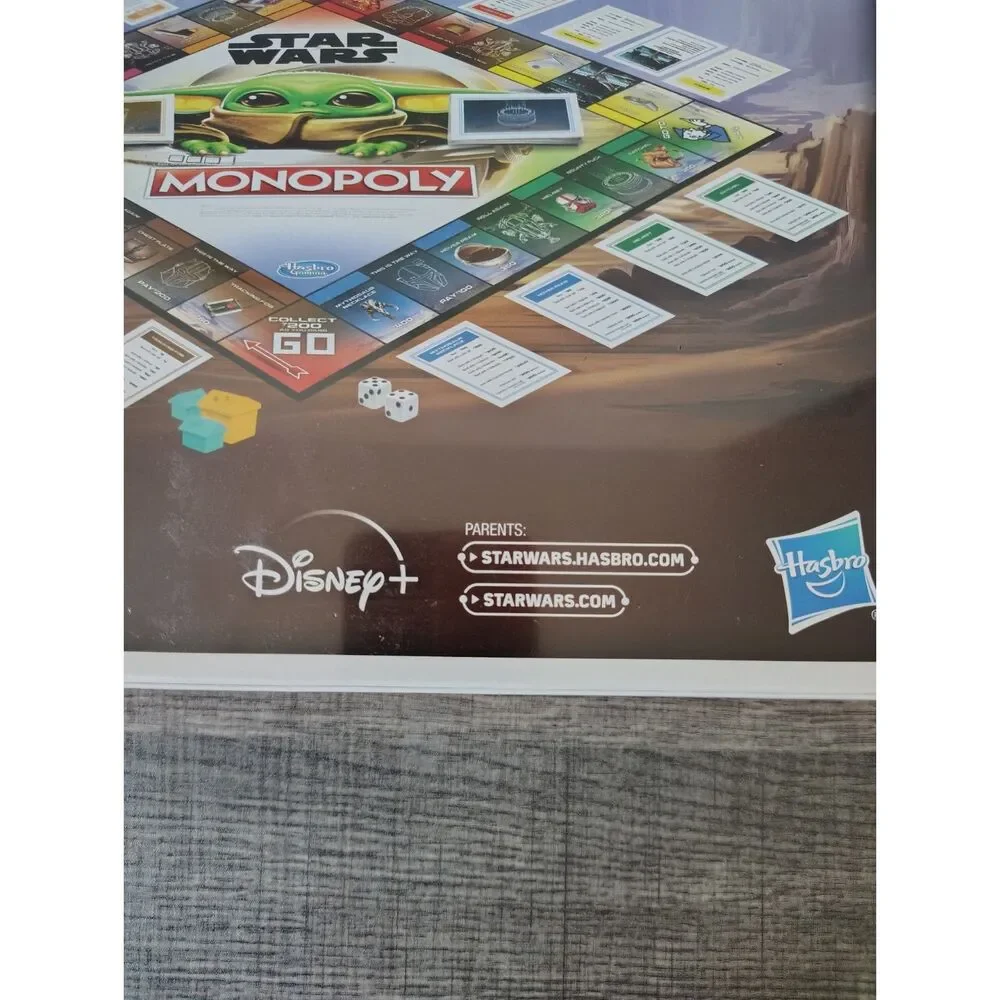 NEW Monopoly Star Wars The Mandalorian Baby Yoda Grogu Board Game Sealed Hasbro